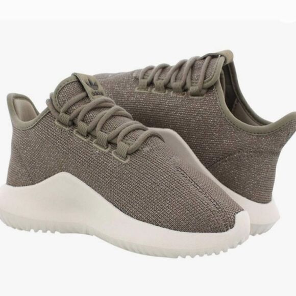 Adidas Tubular Shadow Green Glitter Size 7 - Picture 1 of 12